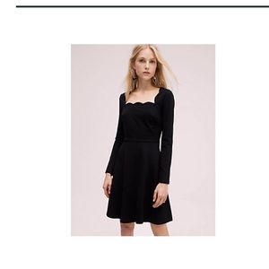 Kate Spade Scallop Ponte Fit & Flare